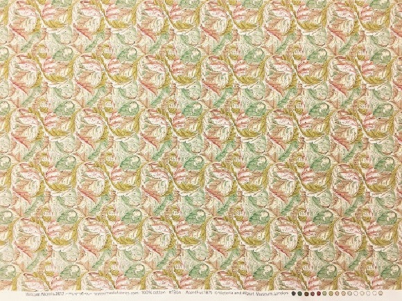 William Morris 2017　Acanthus1875 / Rose-Aqua